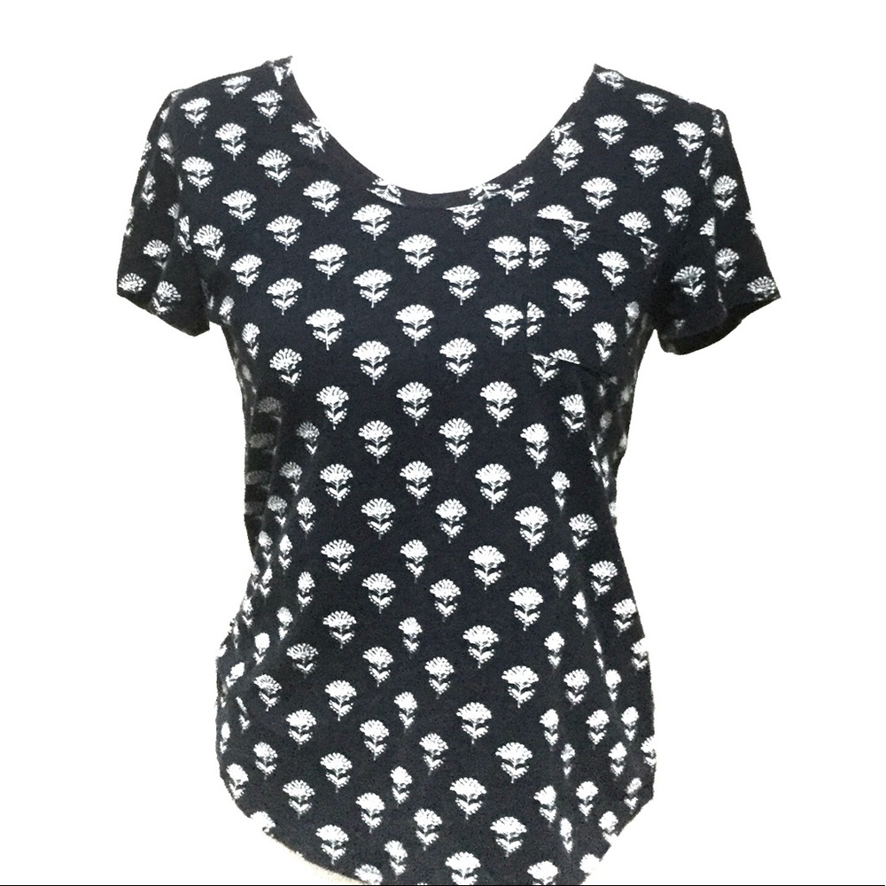 Loft Vintage Navy T Shirt XS